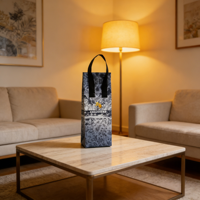 Sac isotherme personnalisé en non-tissé durable et écoresponsable, avec intérieur en feuille, résistant à l'humidité, pour courses et boissons, à usage unique