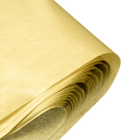 Papier de soie artisanal enduit imprimé personnalisé Impression écologique Emballage en pâte kraft non couché Papier cadeau d'emballage