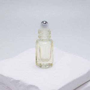 Flacons de parfum de luxe 3ml 6ml avec bille en acier, flacons en verre octogonaux à bille roulante - Product Image 4