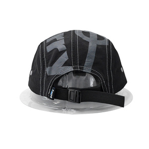 Gorro <span class=keywords><strong>de</strong></span> Campamento <span class=keywords><strong>de</strong></span> Secado Rápido <span class=keywords><strong>de</strong></span> Alta Calidad con Hilo Negro, Gorra <span class=keywords><strong>de</strong></span> Correr <span class=keywords><strong>de</strong></span> 5 Paneles 100% Nailon Personalizada para Deportes al Aire Libre y Viajes - Product Image 3