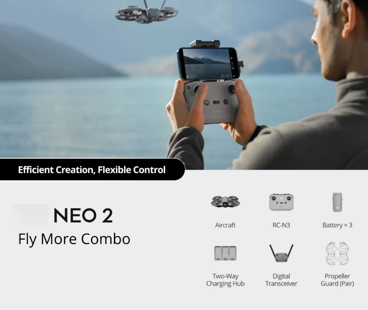 DJ +I neo 2 combo para volar más