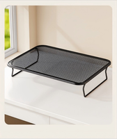 Support pliable en métal pour ordinateur portable, rehausseur d'écran réglable en hauteur, support portable pour ordinateur portable, organisateur de bureau pour la maison et le bureau