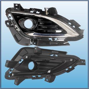 Cubierta de faro antiniebla para Hyundai Elantra 2016, embellecedor de luz delantera, material de PC, fijación con tornillos - Product Image 5