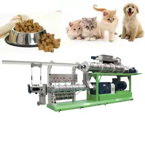 Jinan Saibainuo 250kg/h Extrudability dry pet food line making plant production plant