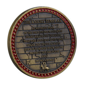 神之铠甲主题金属纪念币复古浮雕工艺宗教文化收藏摆件高细节质感 - Product Image 6