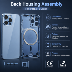 Oem For iphone 13pro 13promax housing for iphone Parts <b>Phone</b> Repair with Card Tray and Side Keys Mobile <b>Phone</b> Back Cases - Product Image 4