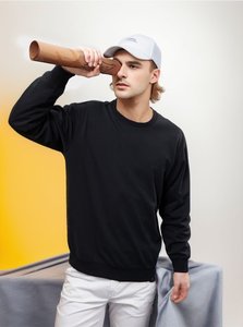 Camisetas de Manga Larga con Cuello Redondo para Hombre, Talla Grande <span class=keywords><strong>4XL</strong></span>, Ligeras, Lisas, Unisex, con Logotipo Bordado Personalizado - Product Image 2