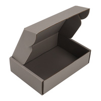 Cajas de Envío con Logotipo Personalizado, Cajas de Cartón Corrugado Gris Medianas, Caja de Cartón para Envíos Pequeños, Cajas de Regalo para Almacenamiento y Envío