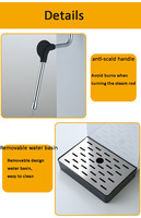 Machine à vapeur à lait professionnelle 6L, chauffe-eau électrique, mousseur à lait de haute qualité 2500W pour bubble tea