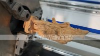 Routeur CNC à tête oscillante 4 axes de haute précision Jinan MS90-2040 ATC, machine de travail du bois CNC pour le traitement de précision des moules de meubles