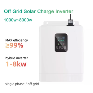 Invertisseurs solaires 48V 6200W à onde sinusoïdale pure MPPT 100A, onduleur <span class=keywords><strong>hybride</strong></span> pour maison, onduleur DC/AC - Product Image 4