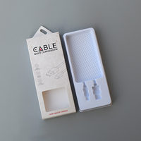 Boîte de câble de données de téléphone portable électronique grand public emballage en papier pour accessoires de câble de charge USB