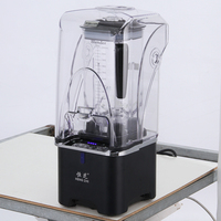 Mixeur Commercial Portable HENGZHI 2200W 1.5L Écran Tactile Certifié NSF Facile à Nettoyer pour Cafés