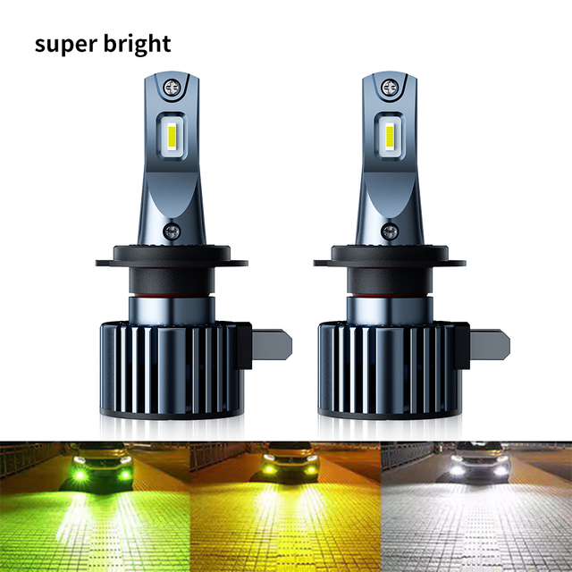 High Power 50W 15000Lm 12V 24V 9005 9006 LED Head Light Auto Car Light H11 H7 H4 Led Headlight Bulbs