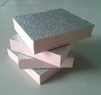 Feuille d'aluminium rectangulaire laminée double face |   Utilisation en milieu hospitalier et scolaire, bonne adhérence pour les panneaux composites d'isolation
