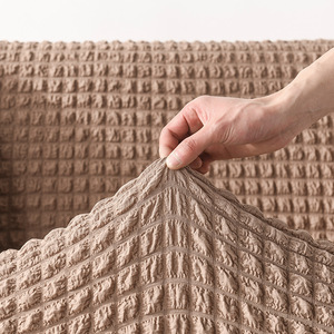 Elastic Bubble Grid <strong>Sofa</strong> Cover Set Full Wrap L-shaped <strong>Sofa</strong> <strong>Protector</strong> for Home with Skirt, Dustproof and Stain-resistant - Product Image 3