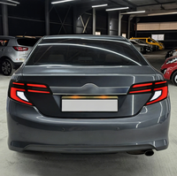 Feux arrière LED 6000K pour Toyota Camry 2012 2013 2014, lentille rouge transparente, plug and play