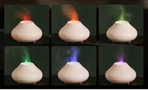 <strong>Mini</strong> Electric Fire 130ml Flame Colorful Light Aromatherapy Essential <strong>Oil</strong> Sleep <strong>Diffuser</strong> - Product Image 4