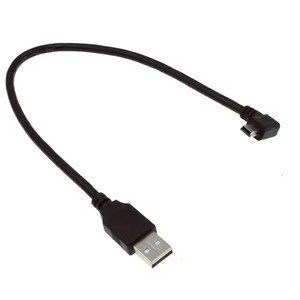 Câble de données USB 2.0 mâle vers Mini USB <span class=keywords><strong>B</strong></span> Type 5 broches, coudé à 90 degrés (<span class=keywords><strong>haut</strong></span>, <span class=keywords><strong>bas</strong></span>, <span class=keywords><strong>gauche</strong></span>, <span class=keywords><strong>droite</strong></span>), 0,25 m/0,5 m - Product Image 5