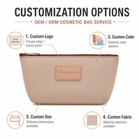 Sac de toilette imperméable en néoprène grande capacité, pochette de voyage portable personnalisée, trousse de maquillage en néoprène avec fermeture éclair pour femmes