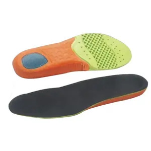 高品质减震防滑隐形身高增加软质泡沫足球Pu防静电安全鞋鞋垫