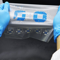 Électrodes ECG jetables médicales portables intelligentes conductrices personnalisées Électrodes sérigraphiées en carbone AG AGCL