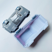 Personnalisé divers dessin animé voiture forme biscuits au chocolat PVC joie d'oeufs d'emballage en plastique