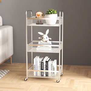High Quality Modern Metal-Frame Three-Layer Multifunction Small Tool <b>Cart</b> Luxury Beauty Salon Furniture 50x28x100cm - Product Image 4