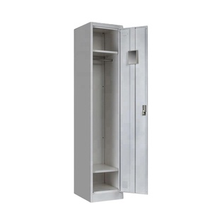 Waterproof School <b>Single</b> Door Golf Storage Lockers with Key Lock Metal Steel Construction Hanger & Wardrobe Cabinets - Product Image 1