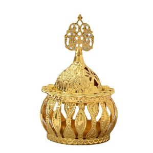 Luz hueca dorada, moda de lujo, <span class=keywords><strong>arabesco</strong></span>, resina hueca, artesanía, Decoración de mesa, estufa de aromaterapia - Product Image 1