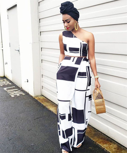 Ensemble deux pièces grande <span class=keywords><strong>taille</strong></span> pour <span class=keywords><strong>femme</strong></span> de <span class=keywords><strong>haute</strong></span> qualité, <span class=keywords><strong>pantalon</strong></span> ample évasé à <span class=keywords><strong>taille</strong></span> élastique, imprimé géométrique jaune et <span class=keywords><strong>blanc</strong></span>, style urbain, été - Product Image 6