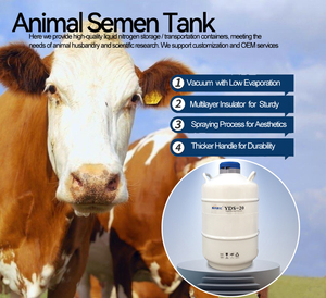 Contenedor de Nitrógeno Líquido con Tecnología Criogénica de Aislamiento Avanzado para Centros de Inseminación Artificial y Conservación de Especies - Product Image 4