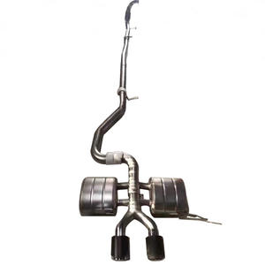 Vendita calda 304 scarico completo Catback in acciaio inox con valvola controllata ECU per <span class=keywords><strong>Golf</strong></span> 6R spedizione gratuita - Product Image 5