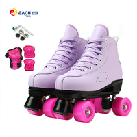 Nouvel arrivage : Ensemble de patins à roulettes quad et chaussures de roller pour femmes, adultes et filles