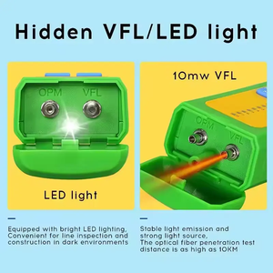 Estilo de carregamento AUA-C507/505 OFI + OPM + 10mw VFL + testador de rede RJ45 + LED 5 em 1 SM MM cabo de fibra óptica - Product Image 5