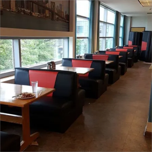 Stand de restaurant en cuir moderne au design européen <span class=keywords><strong>à</strong></span> <span class=keywords><strong>vendre</strong></span> Stand de restaurant en cuir <span class=keywords><strong>à</strong></span> dossier haut - Product Image 3