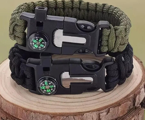 <span class=keywords><strong>Bracelet</strong></span> en <span class=keywords><strong>paracorde</strong></span> noir fait à la main avec boussole fonctionnelle et fermoir à sifflet, <span class=keywords><strong>bracelet</strong></span> de survie en <span class=keywords><strong>paracorde</strong></span> pour homme - Product Image 2