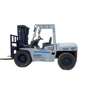 Chariot élévateur diesel TCM FD100 de 10 tonnes pour l'industrie lourde avec moteur Isuzu, structure stable et force de levage élevée - Product Image 1