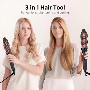 Cansado <span class=keywords><strong>de</strong></span> cabello enredado mientras Riza este <span class=keywords><strong>rizador</strong></span> <span class=keywords><strong>de</strong></span> cabello redondo rodante crea Rizos suaves en 10 segundos - Product Image 2