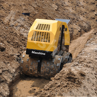 Rouleau vibratoire compacteur NIVO Nv202 Mini 1,5 tonne, télécommande, rouleau vibratoire à marche arrière, rouleau à asphalte ou pièces