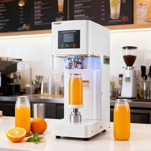 Machine de scellage intelligente pour canettes, machine de mise en conserve pour boissons (eau, soda, bière, jus) en plastique, aluminium, métal, pour usage commercial - Product Image 1