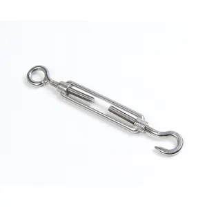 Factory Supplier Heavy Duty M24 Stainless Steel Open Body Turnbuckle Eye And Hook