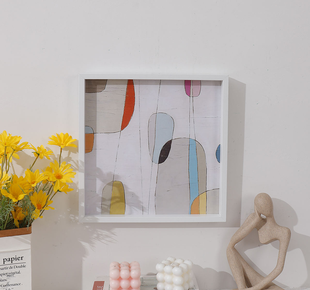 Forma coloreada del guijarro