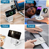 Meilleures ventes de table de réveil 15W multi-supports stations de téléphone portable en gros chargeur sans fil