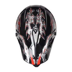 Casque de <span class=keywords><strong>moto</strong></span> tout-terrain intégral certifié DOT et 3C en ABS pour karting et descente avec design graphique imprimé - Product Image 3