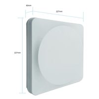 Lector RFID UHF de Largo Alcance 860-960MHz ABS, Distancia de Lectura de 5-6m para Gestión de Control de Acceso, Compatible con WIFI/TCP/IP, SDK Gratuito