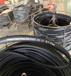 Stahl Draht geflochtene Verstärkung Gummi Schlauch/Rohr/Rohr <span class=keywords><strong>EN857</strong></span> 1SC,2SC - Product Image 4