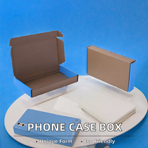 Boîte d'expédition en carton rigide personnalisée, emballage pliable recyclable pour étui de téléphone, accessoires mobiles - Product Image 2