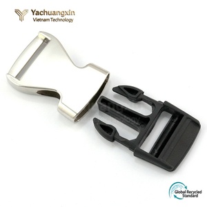 Hebilla Ajustable de Acero Inoxidable para Accesorios de Equipaje, Color Negro, Estilo Profesional - Product Image 4