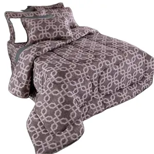 siyah kabarık yatak Suppliers-Afrika sıcak satış ucuz lüks yüksek kalite yüzlerce tasarım baskılı mikrofiber yatak çarşafı yorgan seti ile yatak yastık kılıfı